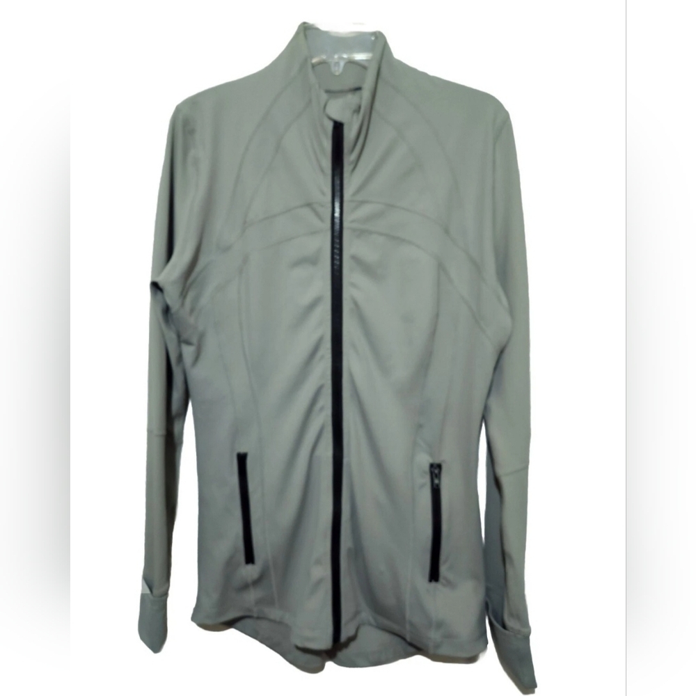 Strong Physique Womens XXL Jacket Grey Running Outdoor Fitness Lightweight